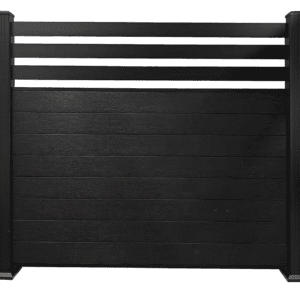 Modern Semi-Privacy Fence